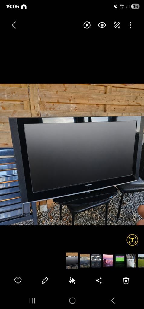 Tv 117cm Samsung zonder afstandsbediening. Gratis, TV, Hi-fi & Vidéo, Télévisions, Enlèvement, Samsung