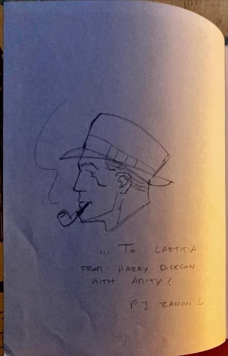Harry Dickson 01 EO avec dessin dédicacé, Livres, Enlèvement ou Envoi, Zanon, Une BD, Comme neuf