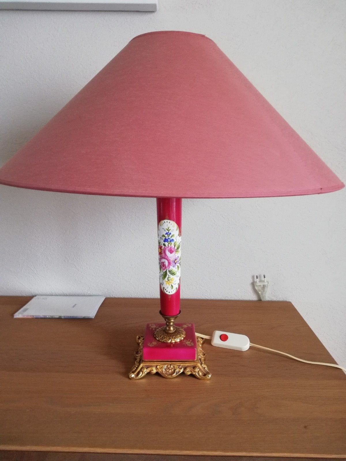 tafellamp, Ophalen
