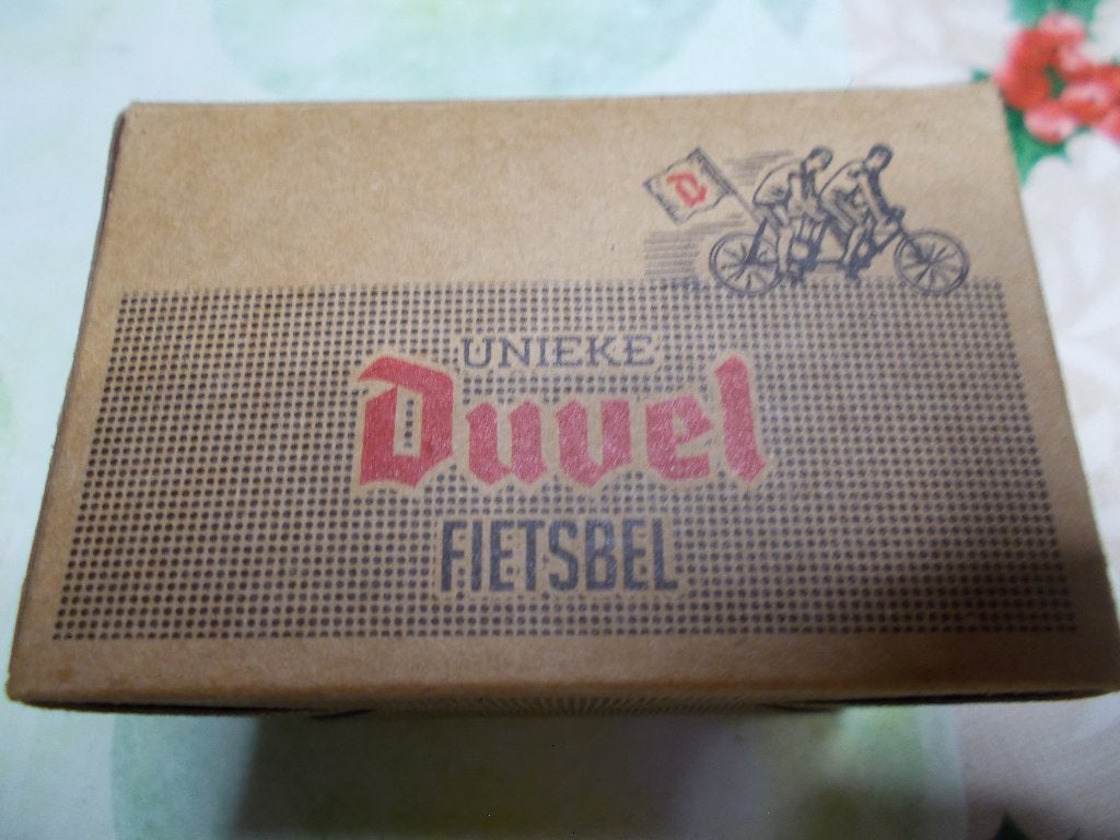 Sonnette de vélo DUVEL Vintage dans sa boîte d'origine, Enlèvement ou Envoi, Neuf, Autres types, Duvel