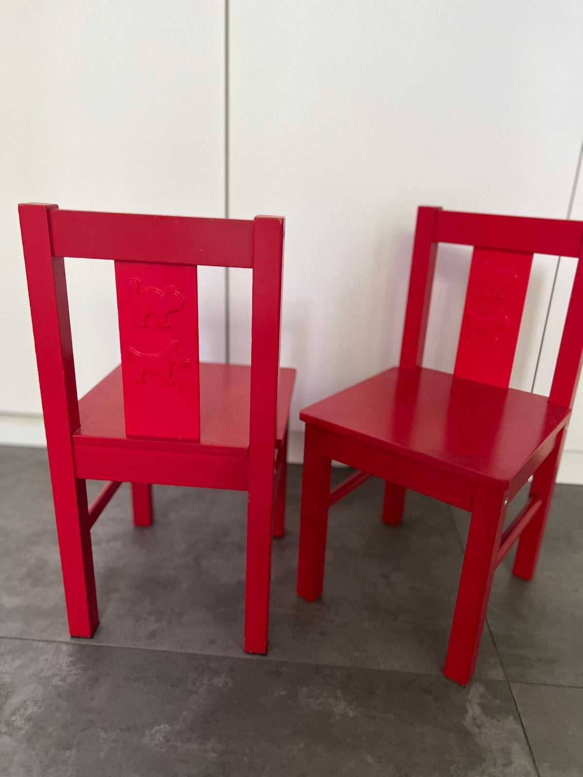 Ikea kinderstoeltjes ‘Kritter’, Ophalen, Zo goed als nieuw