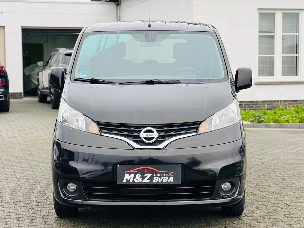 NISSAN NV200 EVALIA 1.6i BENZINE * 7 PLAATSEN * 2013, Auto's, Euro 5, 1600 cc, Zwart, Bedrijf
