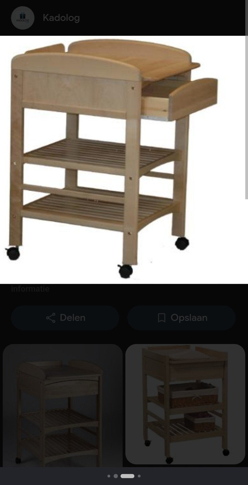 Troll baby verzorgingstafel, Enlèvement