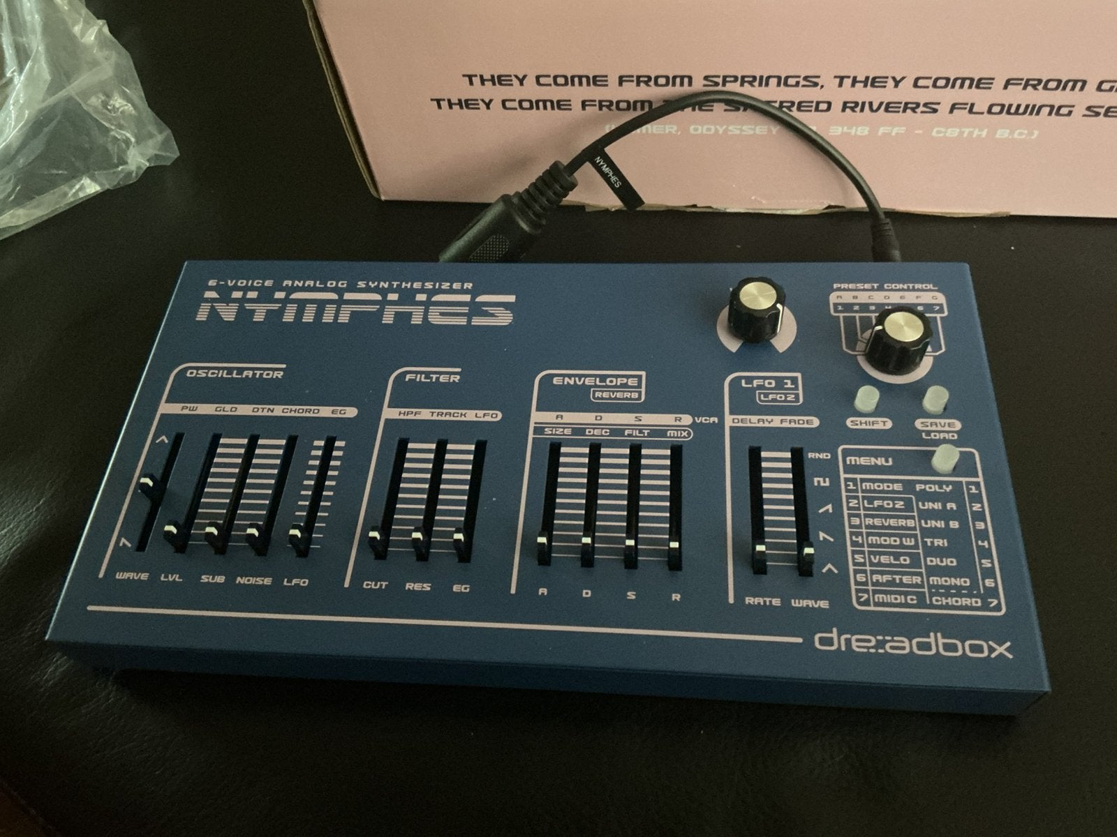 Nymphes Dreadbox, Enlèvement ou Envoi, Comme neuf