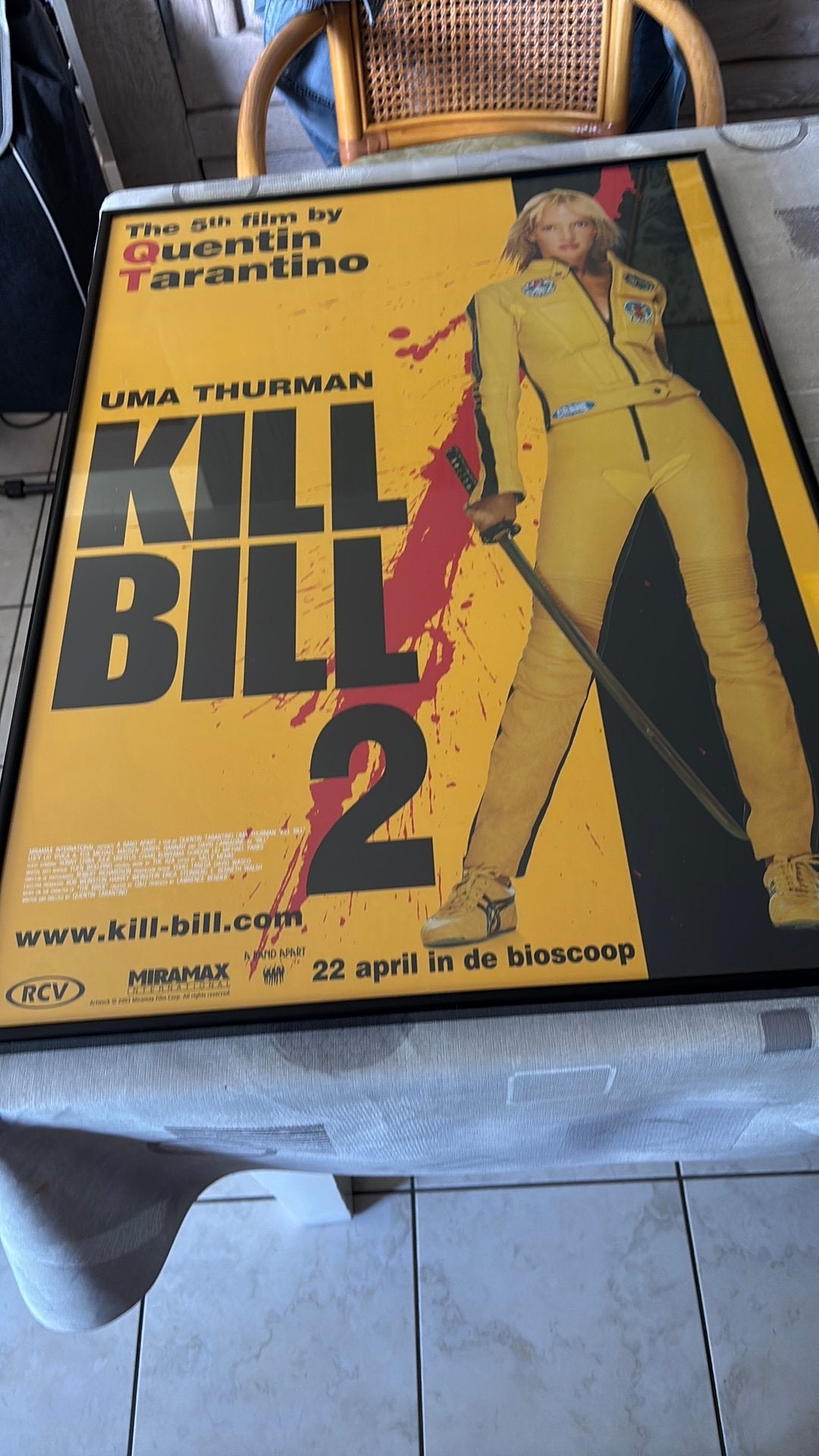 Poster met lijst, Enlèvement, Comme neuf, Général
