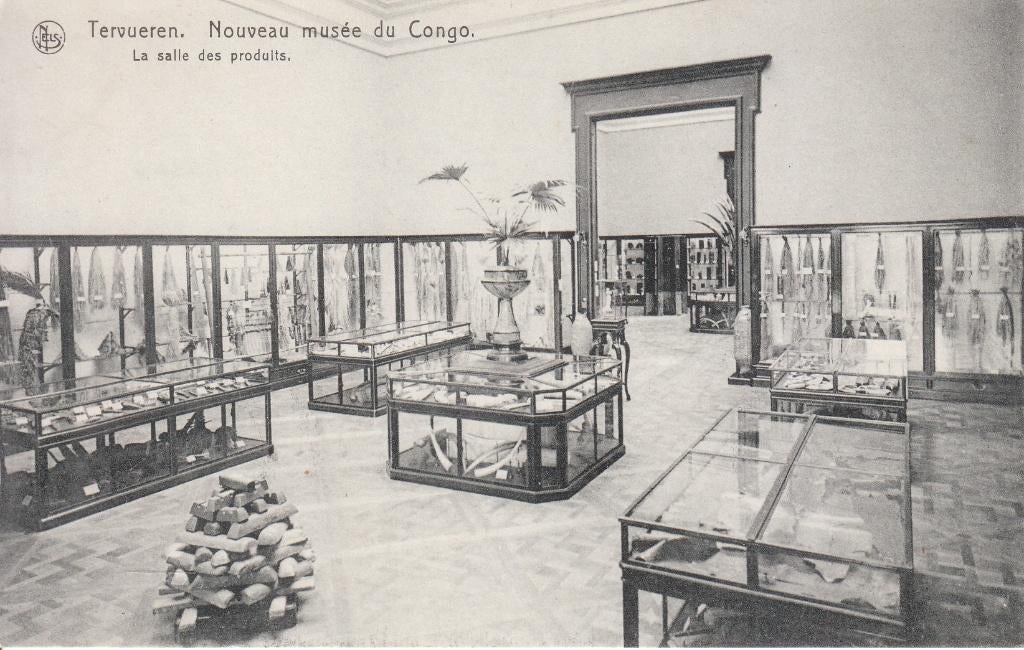 Carte postale Tervueren- Salle de produits - musée du Congo, Envoi, 1920 à 1940, Non affranchie, Brabant Flamand