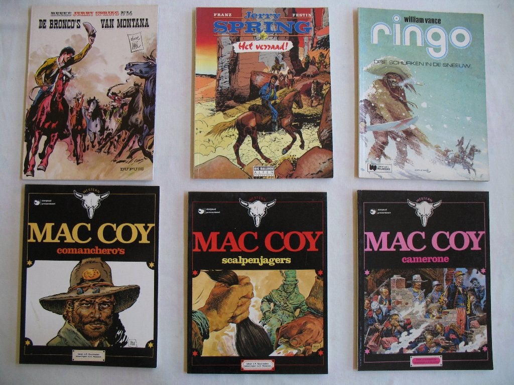 Western strips, cowboy's en indianen, varia 17 stuks, Boeken, Meerdere stripboeken, Ophalen of Verzenden, Zo goed als nieuw