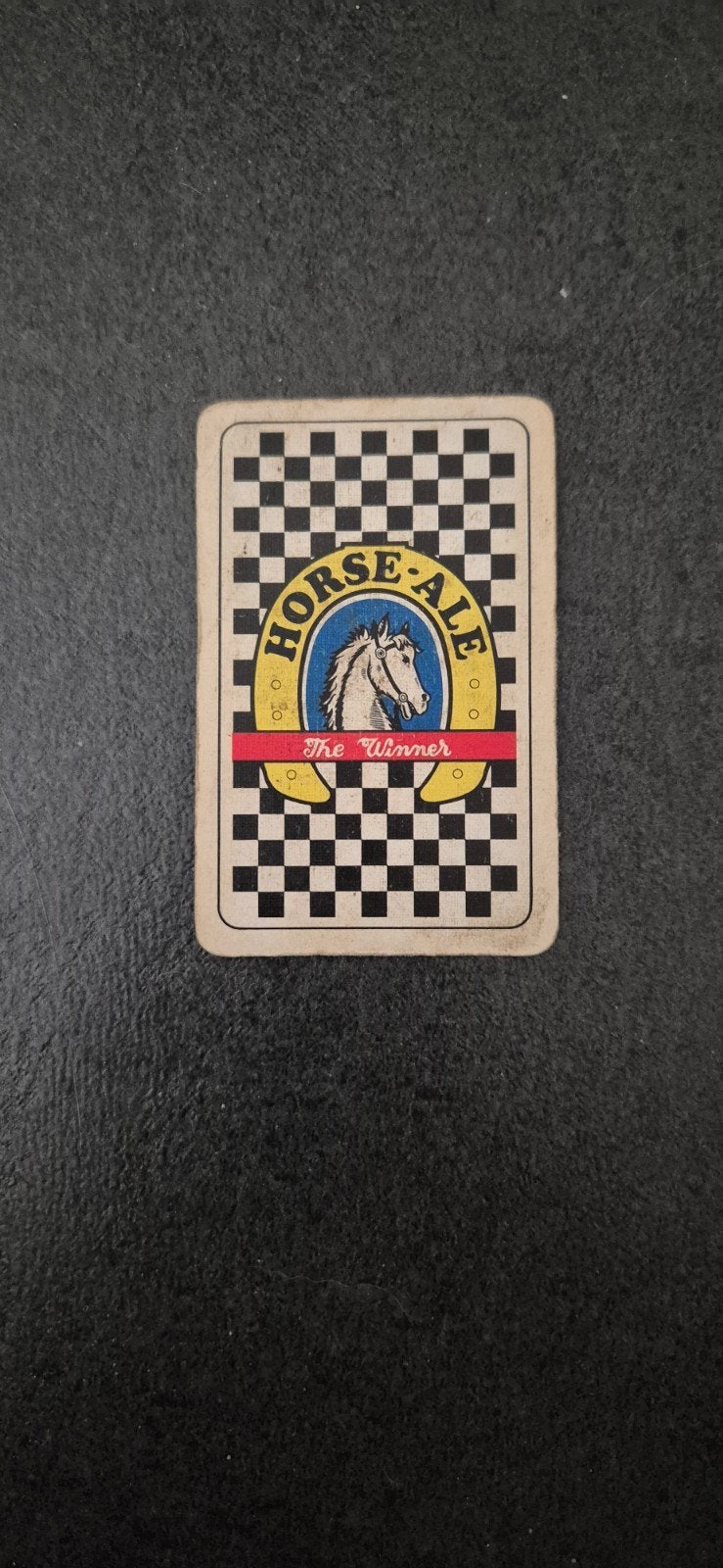 1 speelkaart Horse-Ale (The Winner), Ophalen