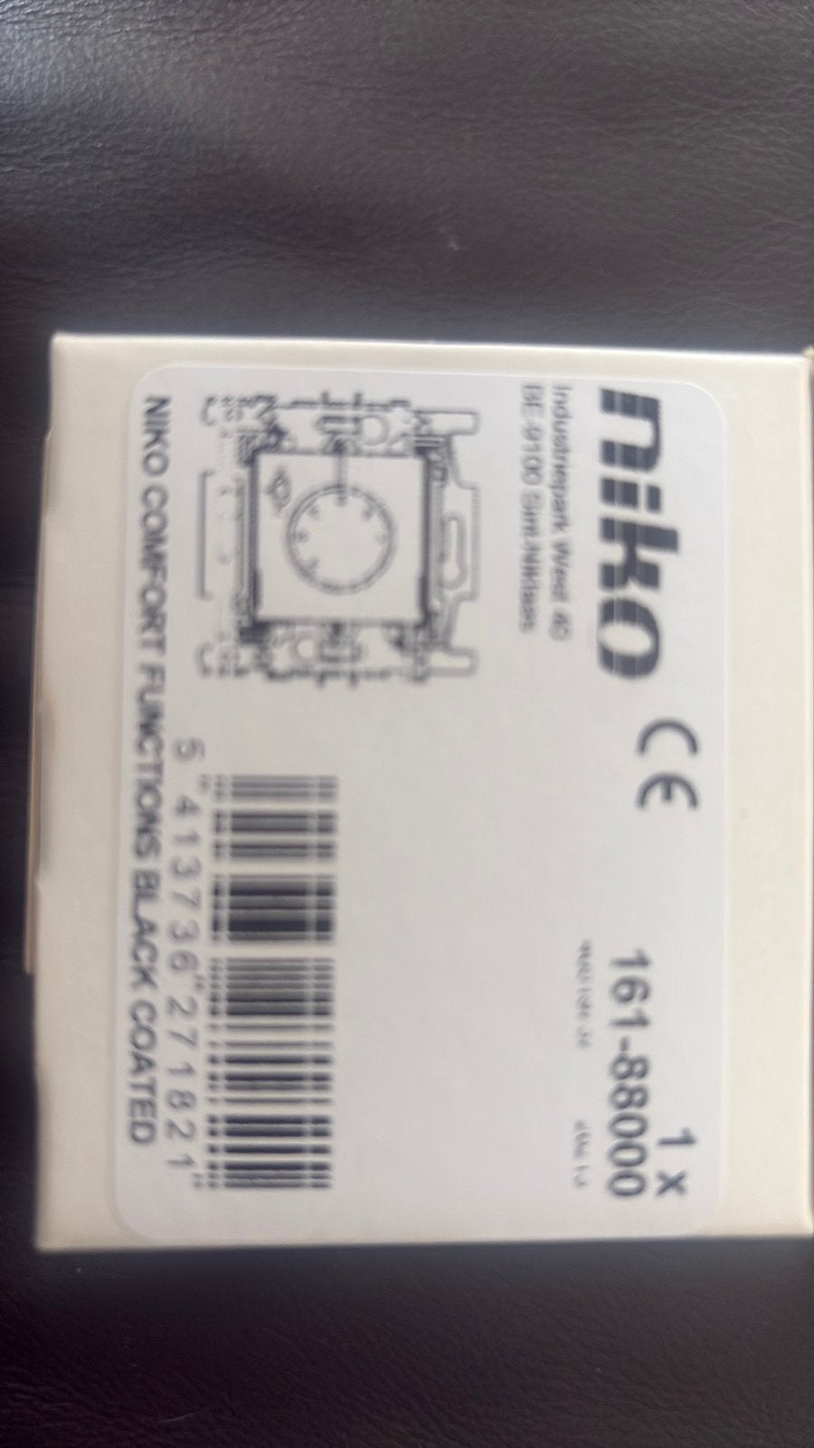 Elektronische kamerthermostaat Niko, Ophalen of Verzenden, Nieuw