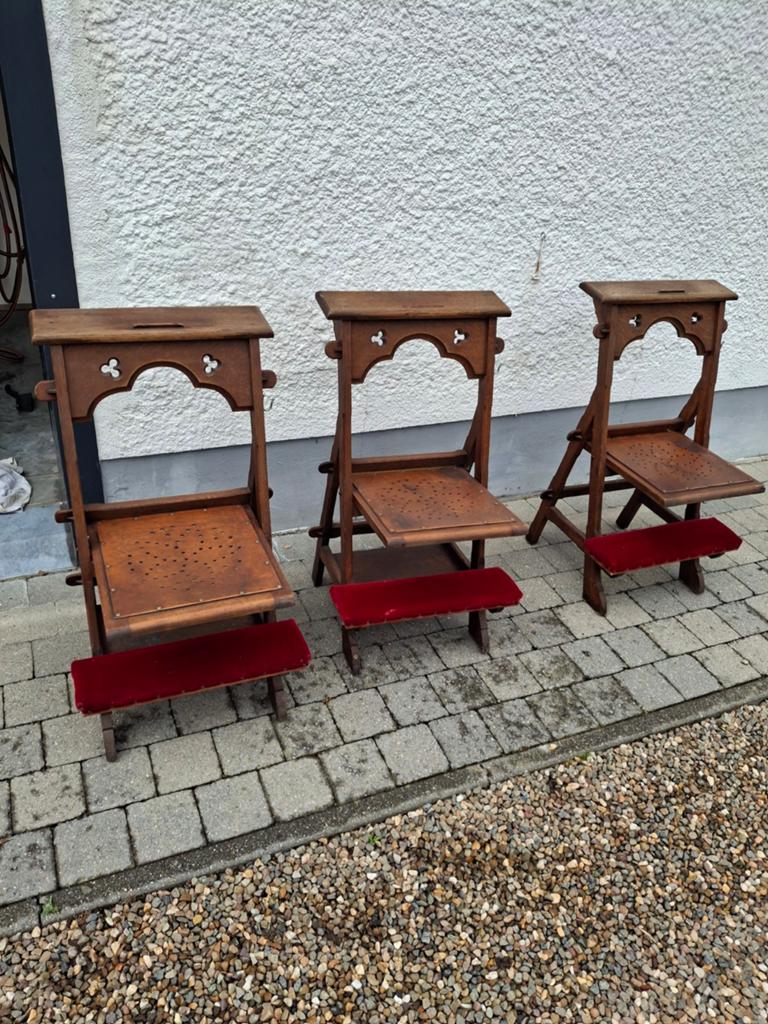 Kerkstoelen 3 stuks, Enlèvement