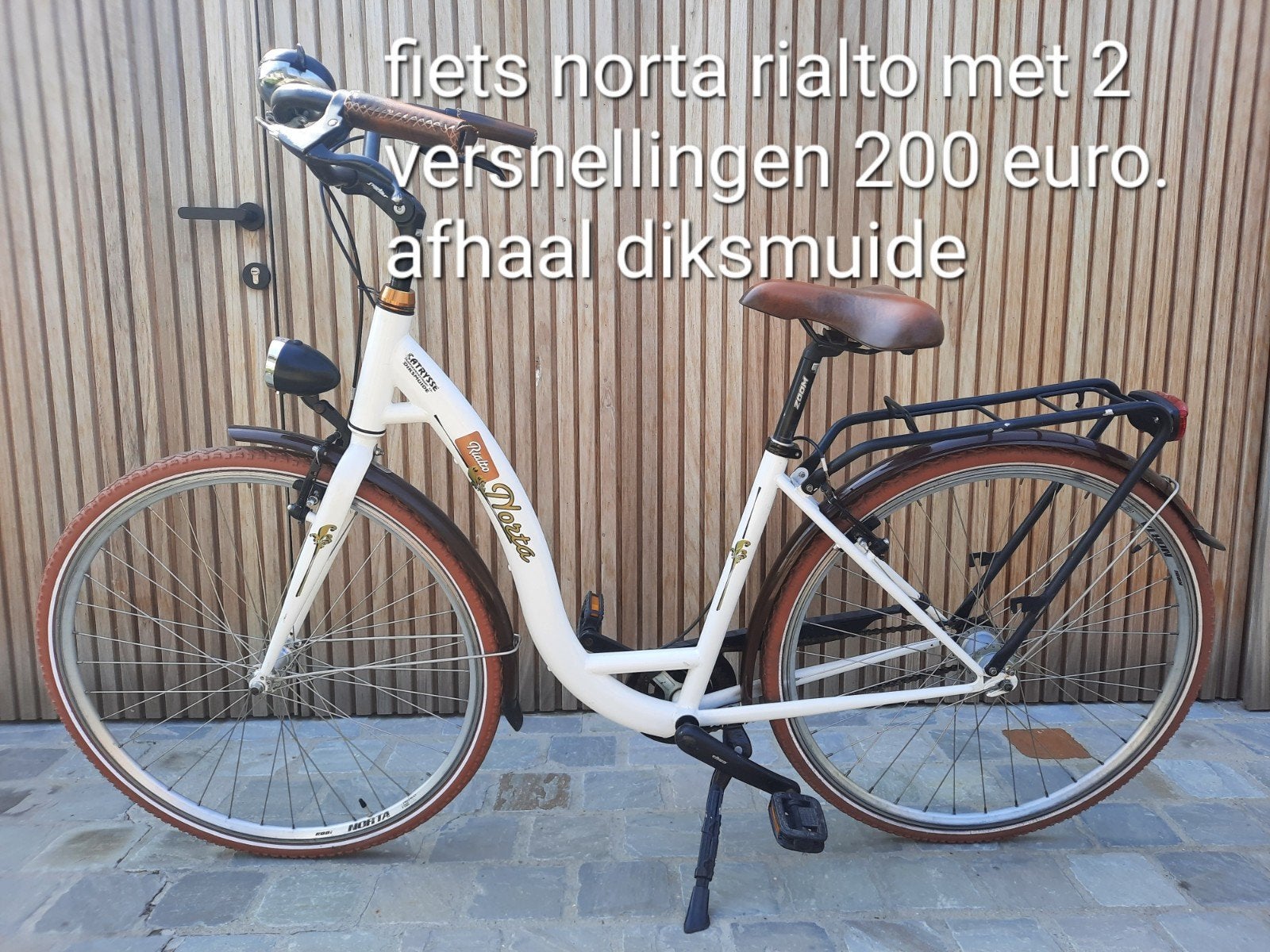 damesfiets norta, Enlèvement, Vitesses
