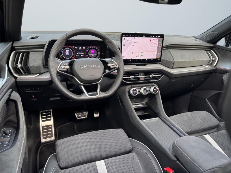 Skoda Kodiaq Sportline IV- Toit Pano - Attelage, Auto's, Skoda, Automaat, 1498 cc, Zwart, Bedrijf