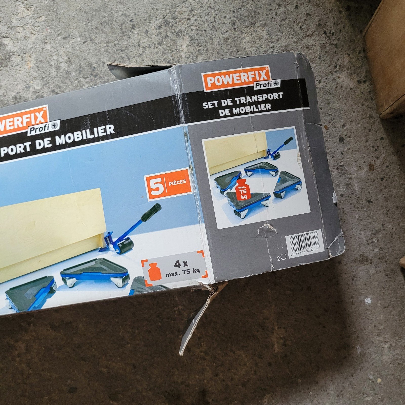 Set de transport de mobilier ou électroménager, Enlèvement