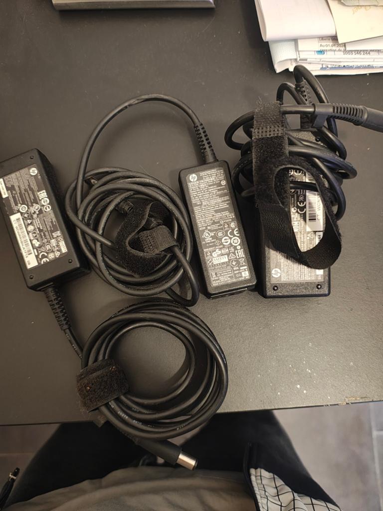 Lot de 3 chargeur HP, Computers en Software, Laptop-opladers, Ophalen of Verzenden
