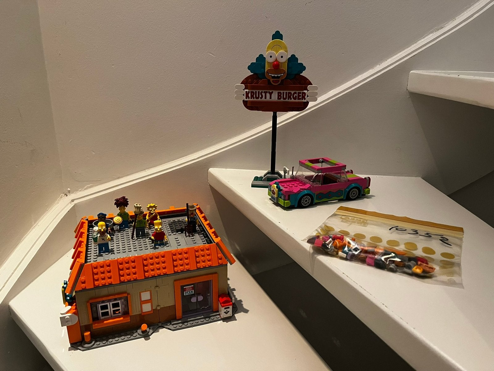 The Simpsons Krusty Burger 10352, Enlèvement ou Envoi, Lego, Ensemble complet, Comme neuf