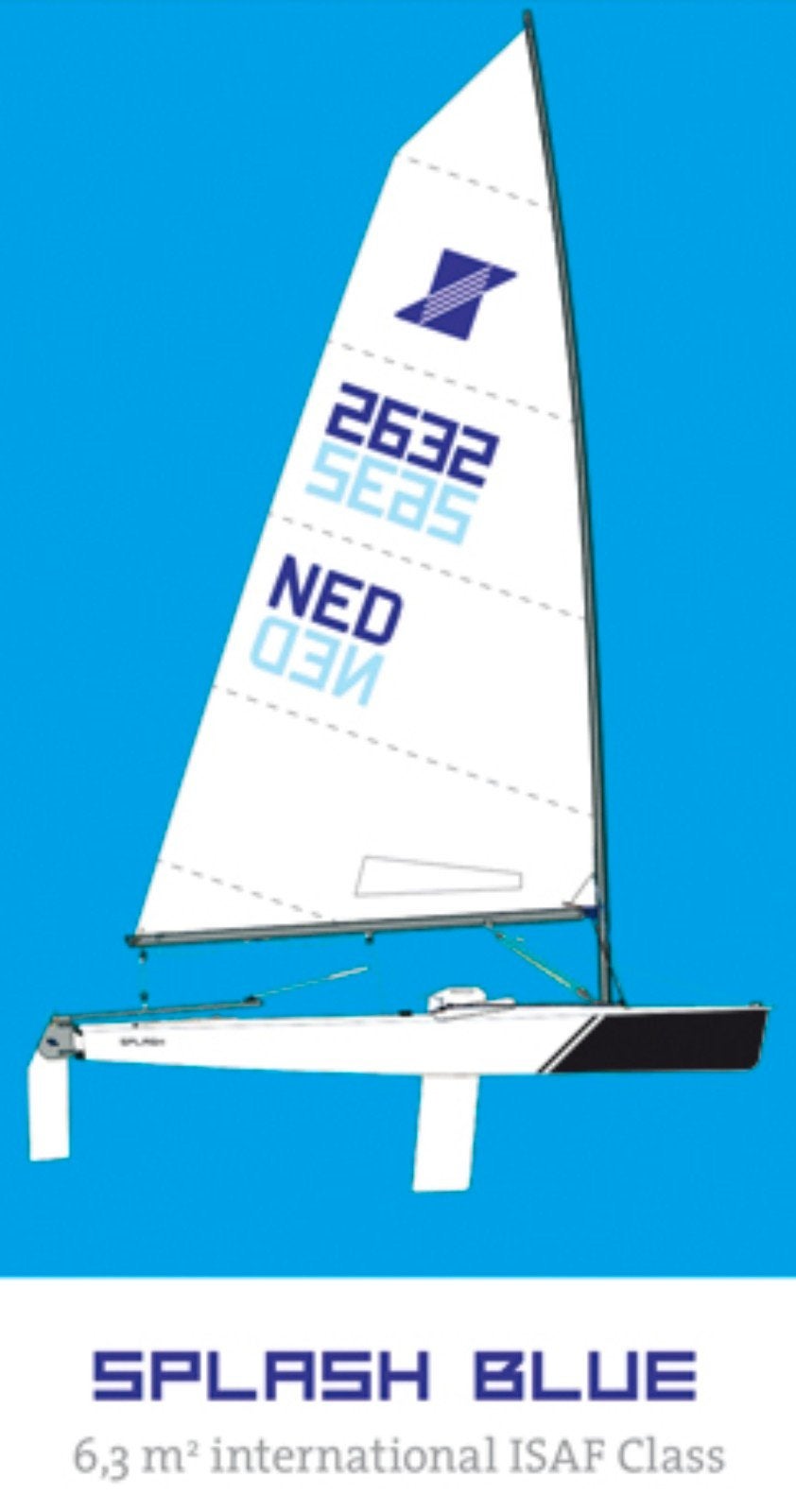 Splash Zeilboot met strandtrailer, Watersport en Boten, Ophalen