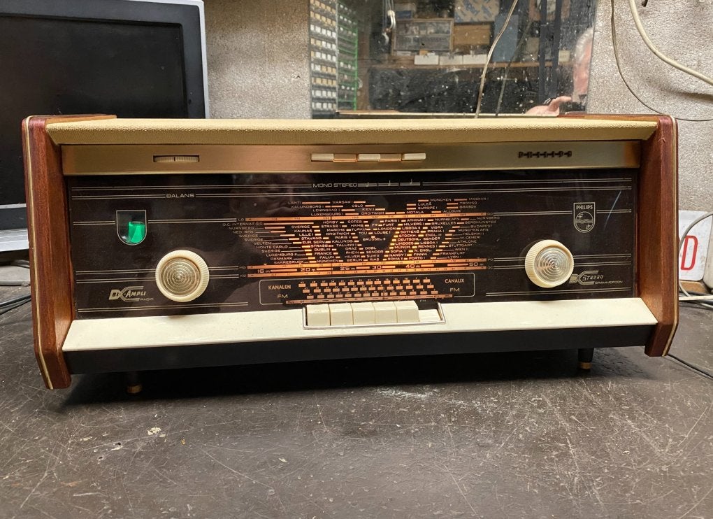 Radio Philips B5X43A22 Tafel Pallas Stereo Hifi Vintage, Enlèvement ou Envoi