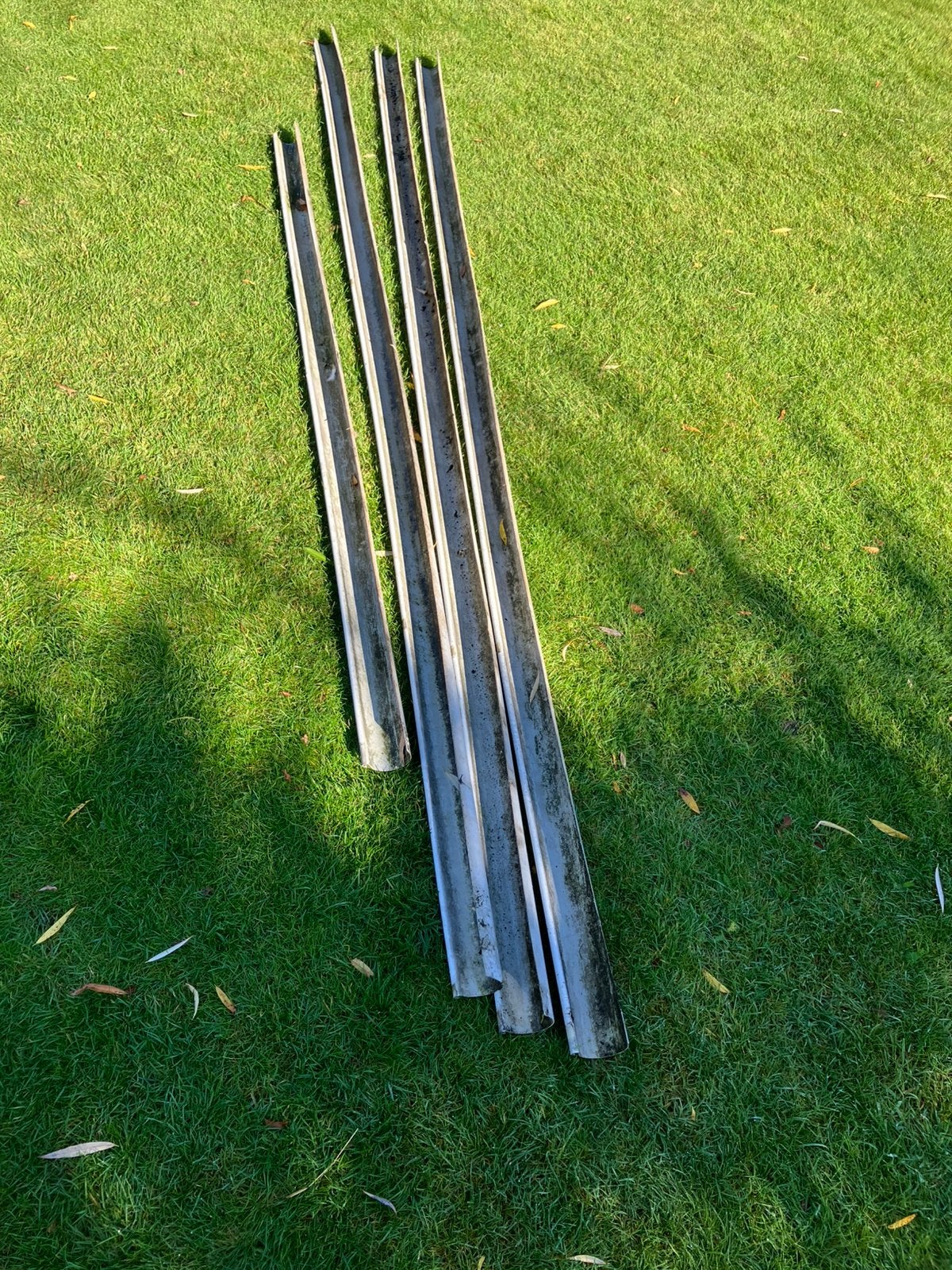 Pvc goten + toebehoren, Ophalen, Zo goed als nieuw, PVC