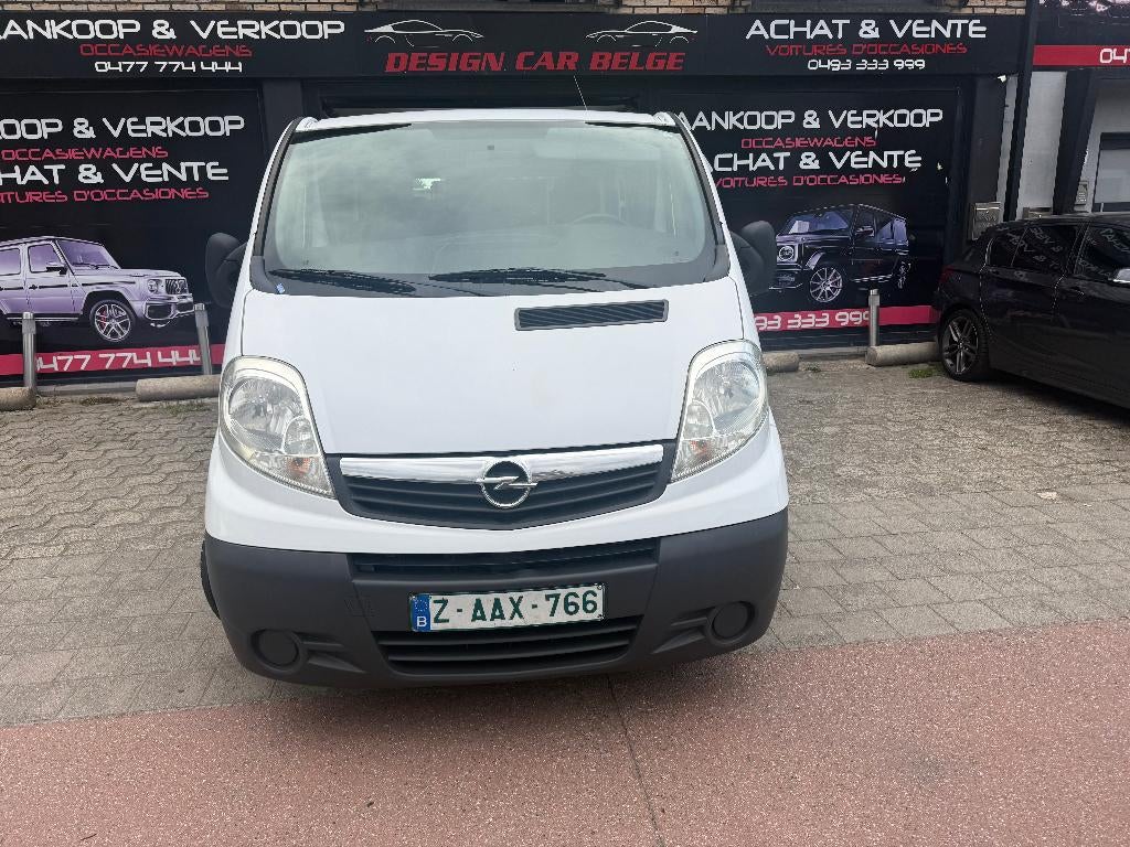 Opel Vivaro PMR rolstoel+5-zits netto 8264, Auto's, 4 deurs, Parkeersensor, Wit, Bedrijf