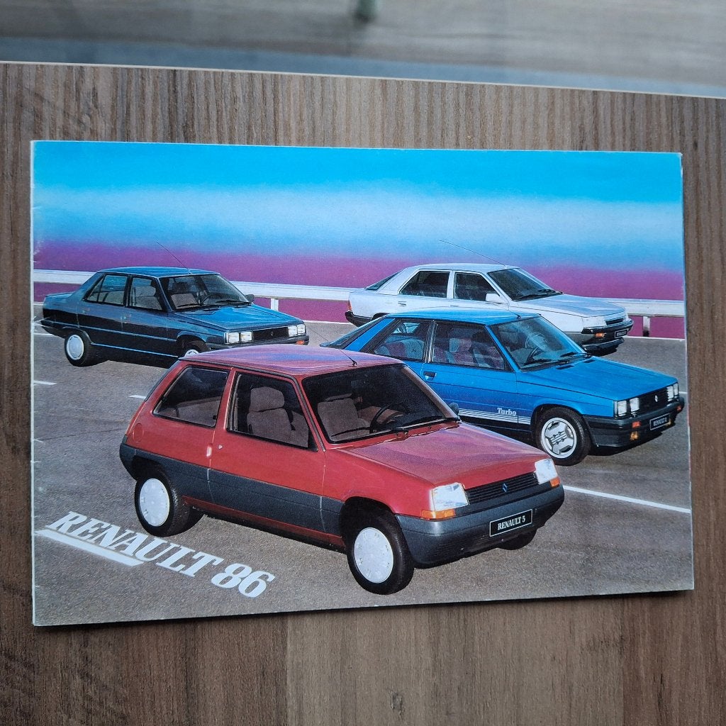 RENAULT  86, Boeken, Auto's | Folders en Tijdschriften, Ophalen of Verzenden, Nieuw, Renault