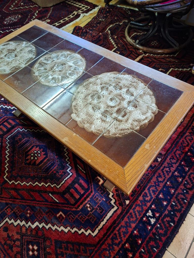 Retro salontafel, Ophalen