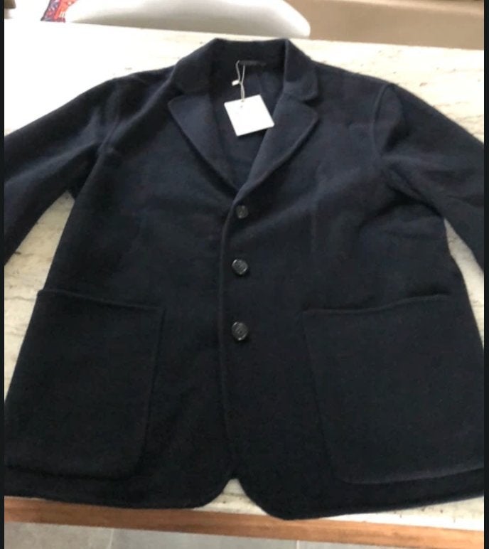 WOOLRICH manteau/veste en tissu XXL bleu marine, Neuf, Enlèvement ou Envoi, Autres tailles, Bleu