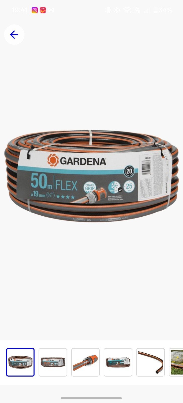 NIEUW gardena flexslang 50m 19mm (3/4 inch), Tuin en Terras, Ophalen