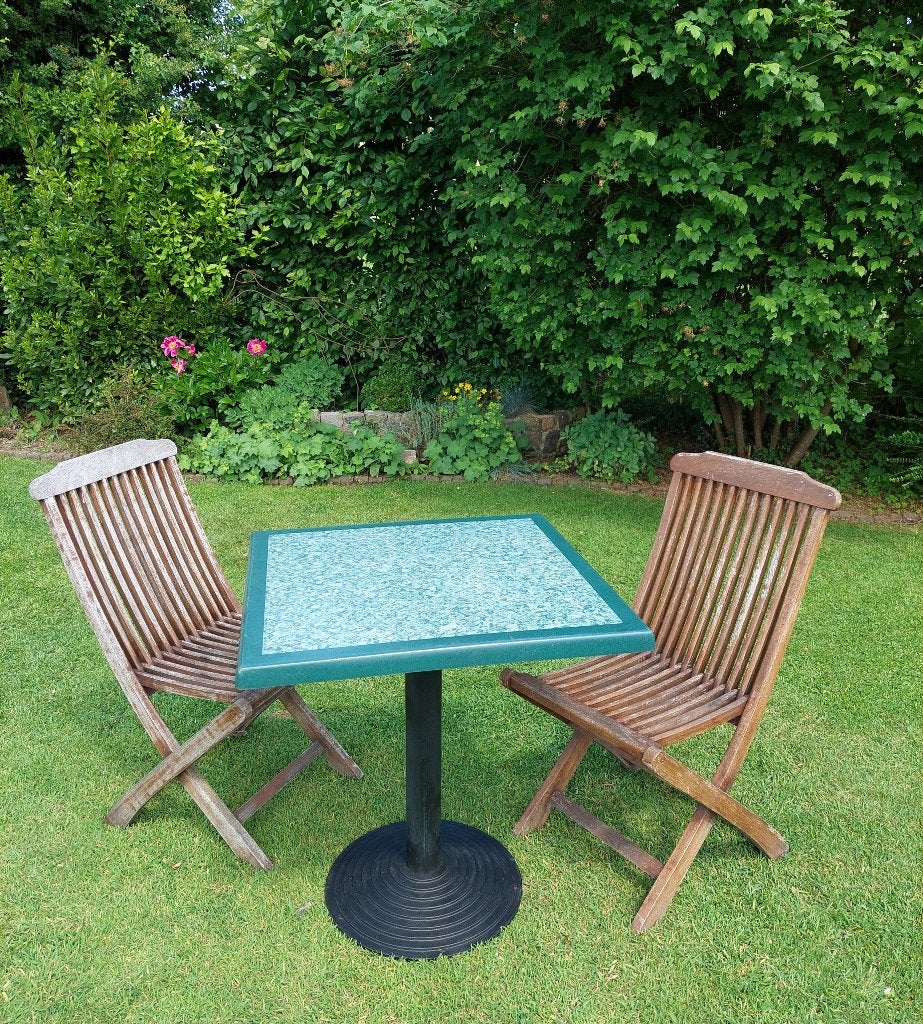 table de terrasse, Jardin & Terrasse, Enlèvement, Utilisé, Carré, Autres matériaux