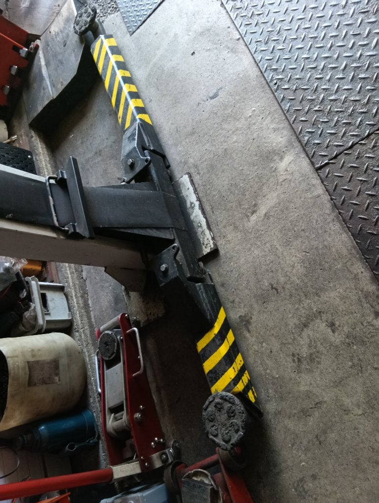 2 palen autobrug 3 ton, Ophalen, Gebruikt