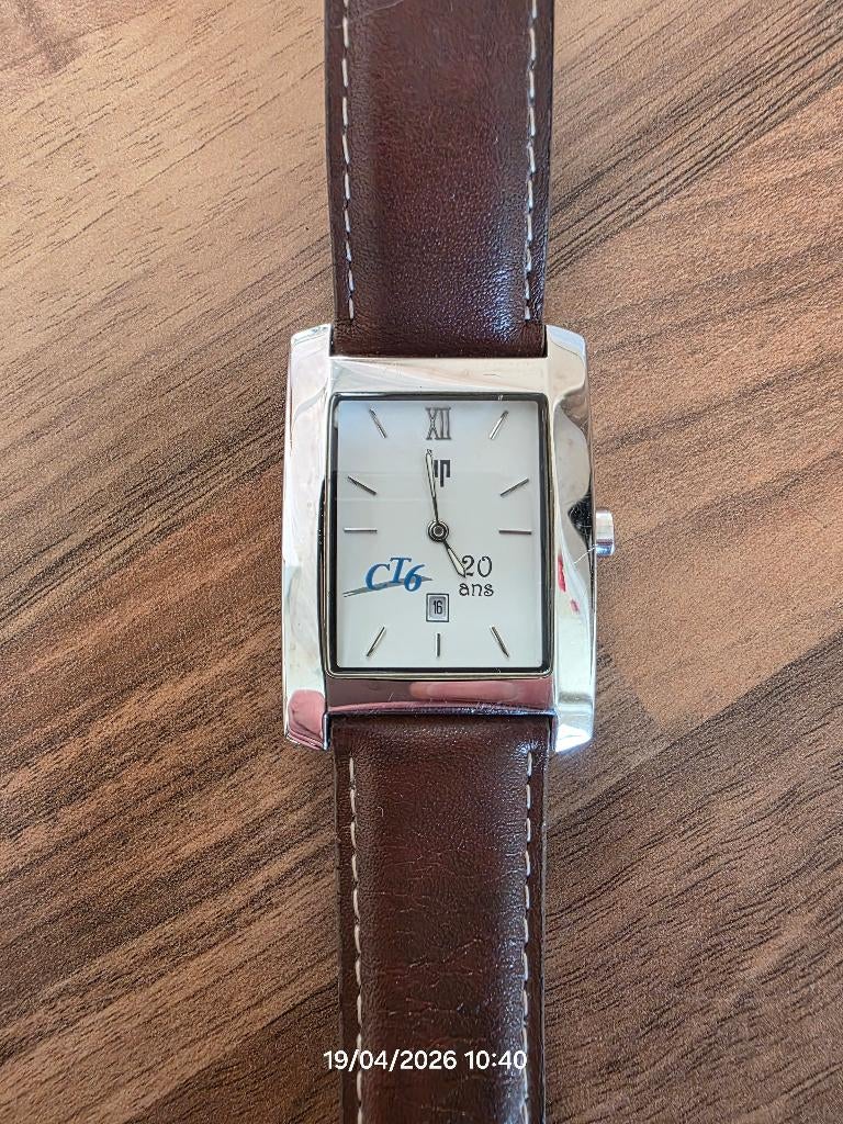 LIP, Bijoux, Sacs & Beauté, Montres | Hommes, Utilisé, Montre-bracelet, Autres marques, Acier, Cuir, Enlèvement ou Envoi