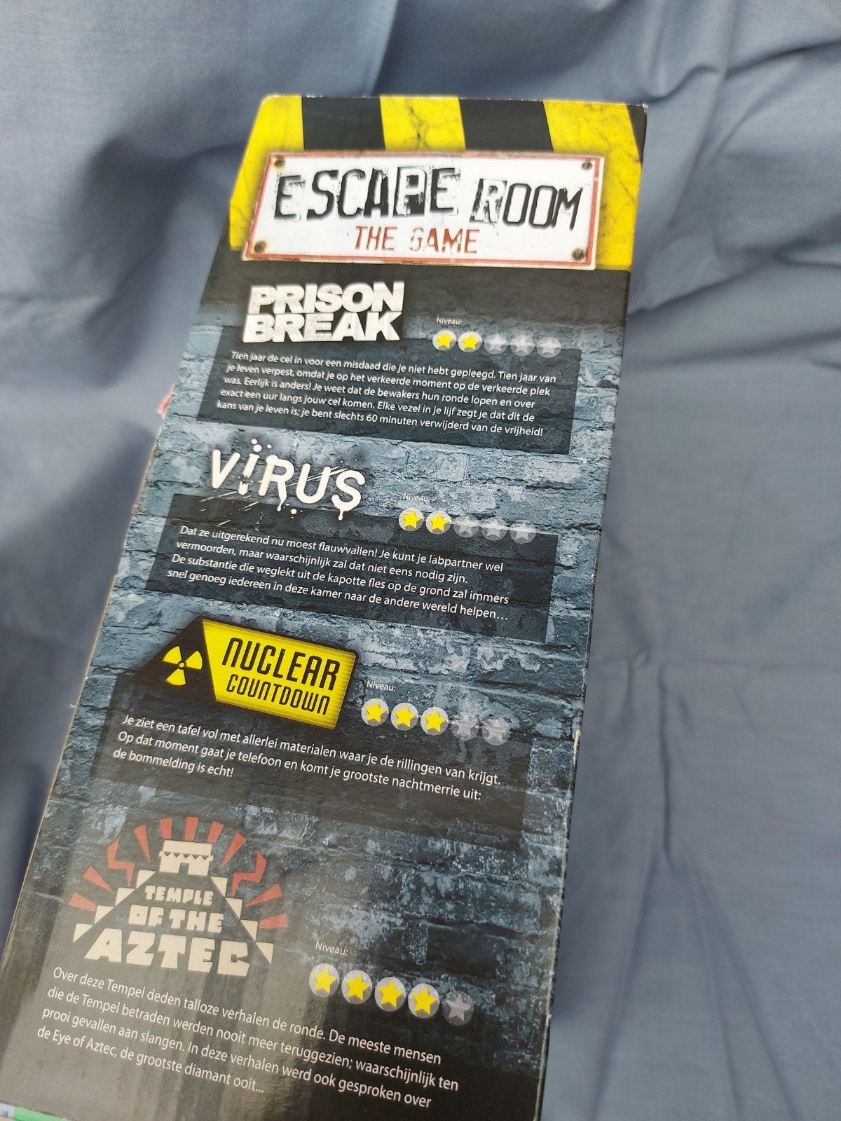 escape room the game basisspel, Enlèvement ou Envoi