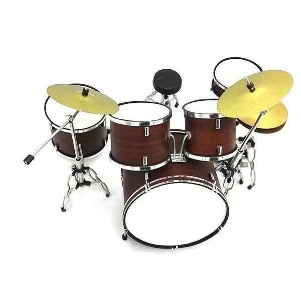 Miniatuur decoratief Tama donker bruin drumstel, Ophalen of Verzenden, Nieuw