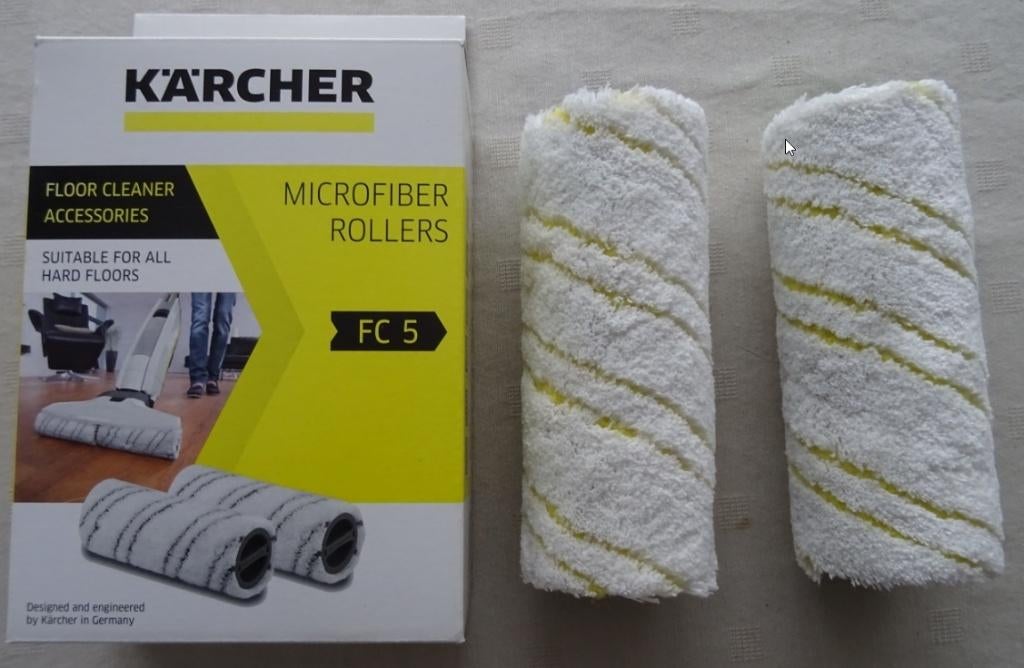 Rouleaux microfibre pour nettoyeurs de sol Karcher, Enlèvement, Neuf