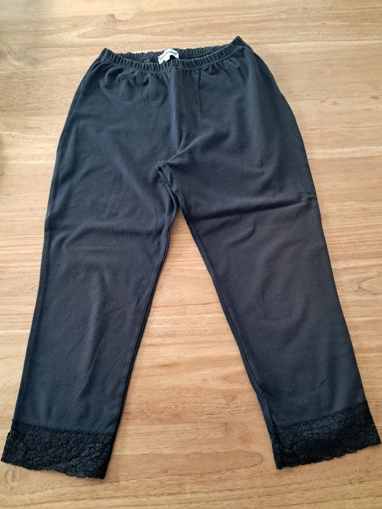 Legging noir (court) - taille 34, Enlèvement ou Envoi, Porté, Noir, Legging