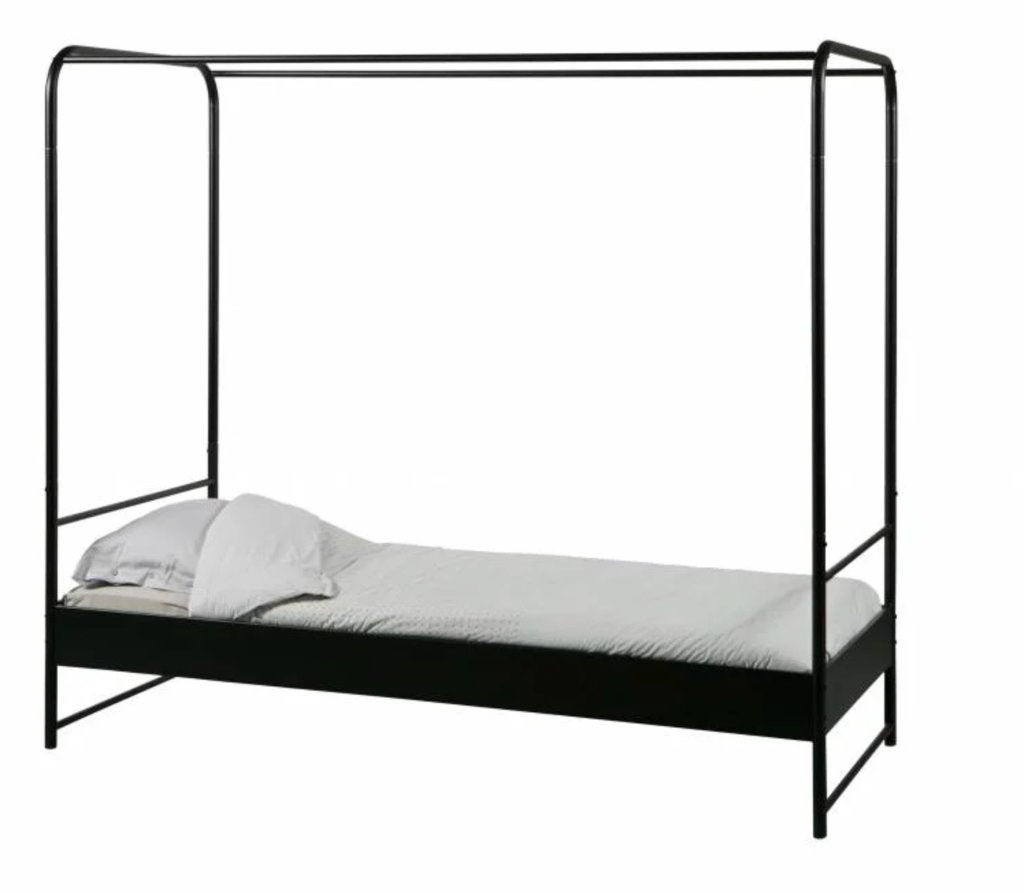 hemelbed zwart, Kinderen en Baby's, 85 tot 100 cm, Zo goed als nieuw, 180 cm of meer, Ophalen