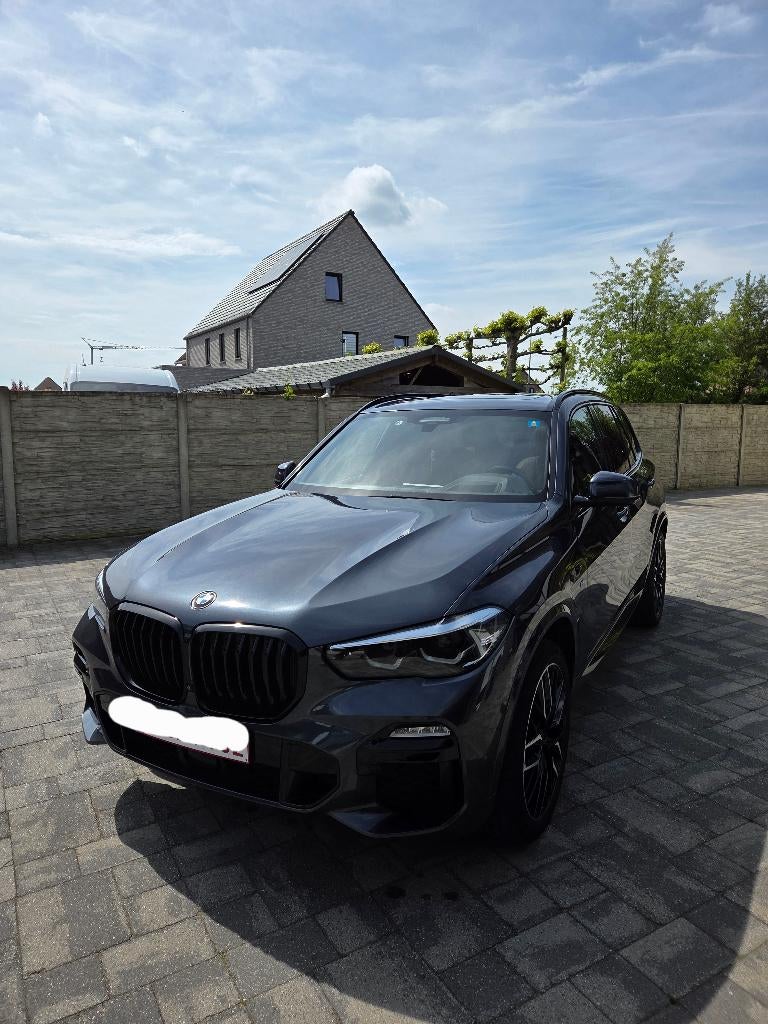 Bmw X5 e45, Auto's, BMW, Automaat, Blauw, Leder, Bruin