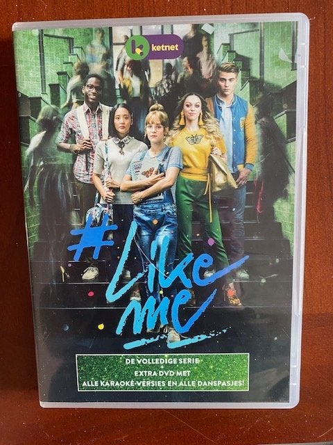 LIKE ME Volledige serie  3 DVD's oa met karaoke & danspassen, Bonusmateriaal, Alle leeftijden, Nederlands, Zo goed als nieuw