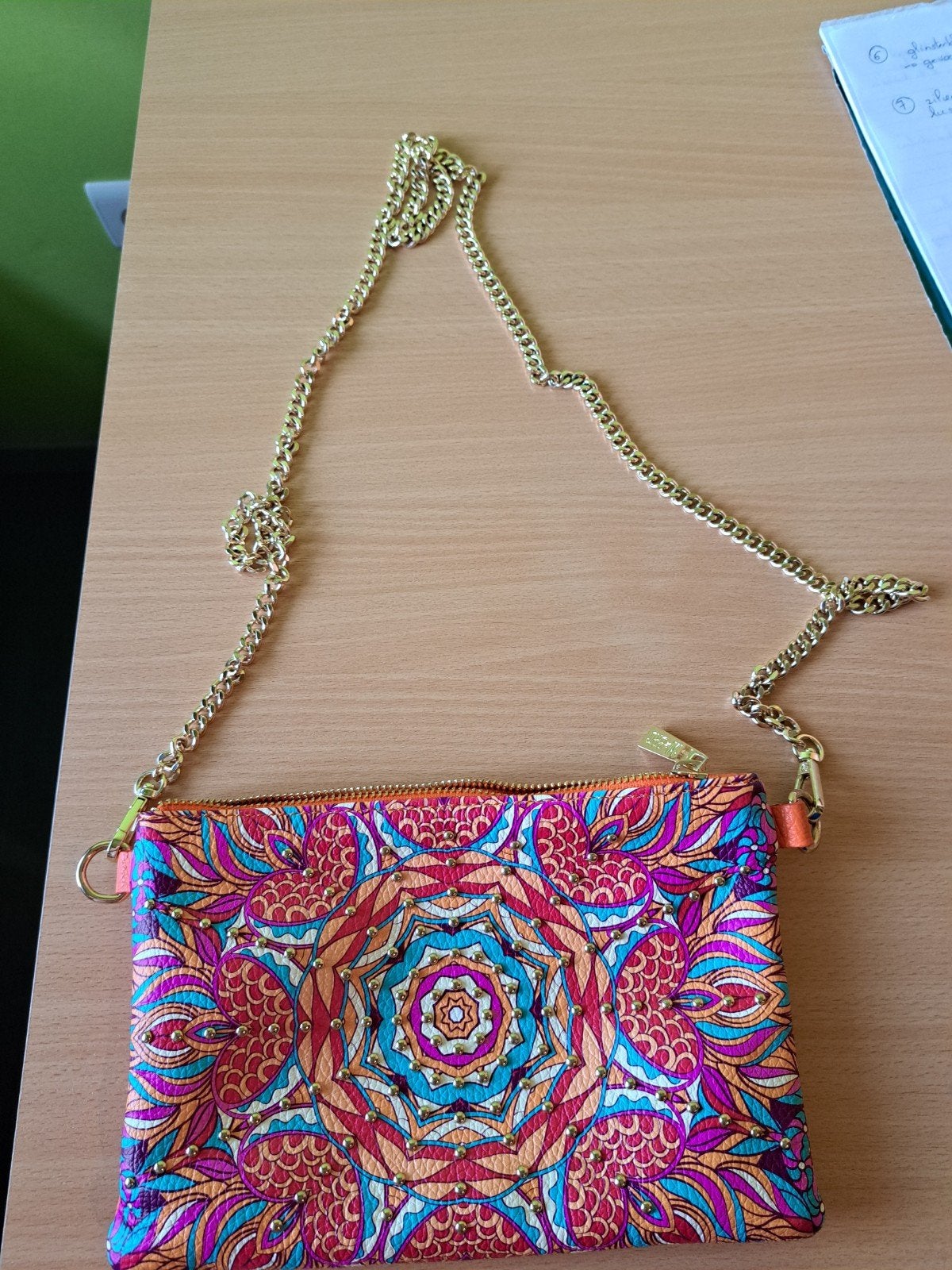 multicolor crossover M*BRC, Ophalen of Verzenden, Zo goed als nieuw, Oranje, Handtas