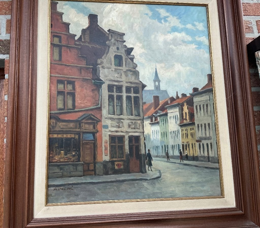 Schilderijen van bekende Latemse schilders, Ophalen, Klassiek, Gesigneerd, Stads- / dorpsgezicht