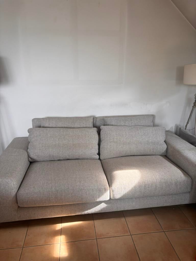 Canapé beige, Enlèvement, Comme neuf, Tissus, Modern