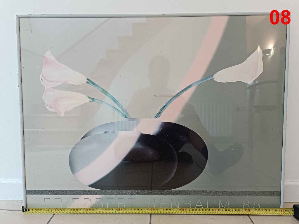 Cadre, Avec verre, Enlèvement, Utilisé, Métal