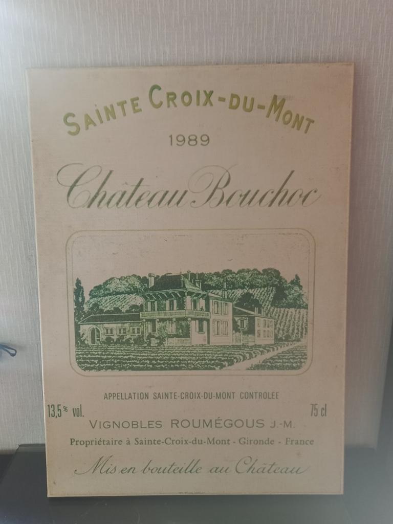 Toile Château Bouchoc Sainte-Croix-du-Mont, Enlèvement