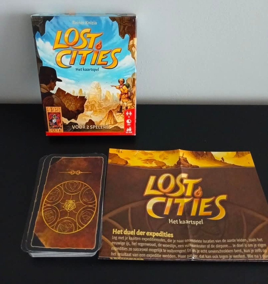 kaartspel Lost Cities, Een of twee spelers, Ophalen, Zo goed als nieuw, 999 games