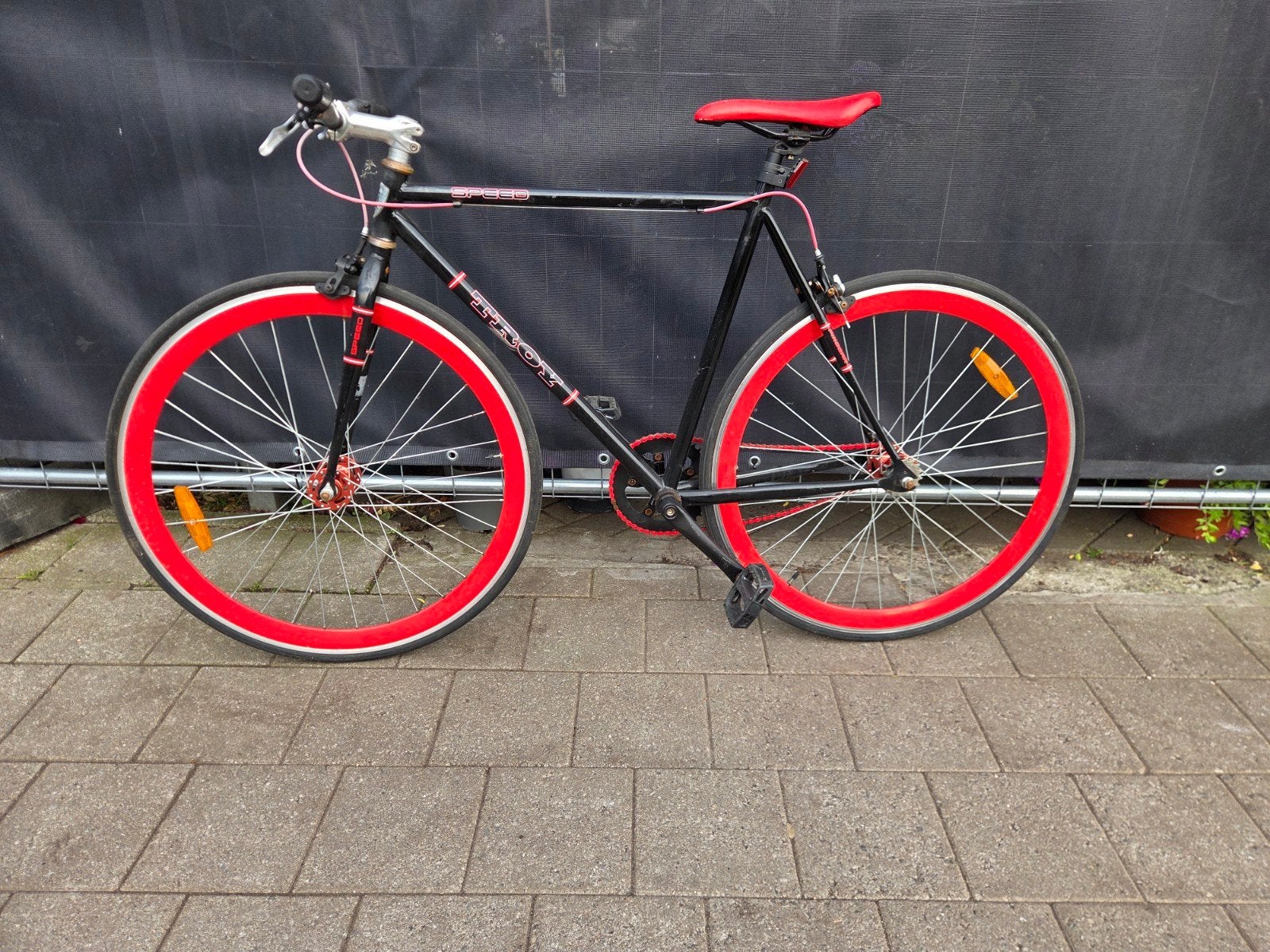 koersfiets troy speciale editie, Ophalen