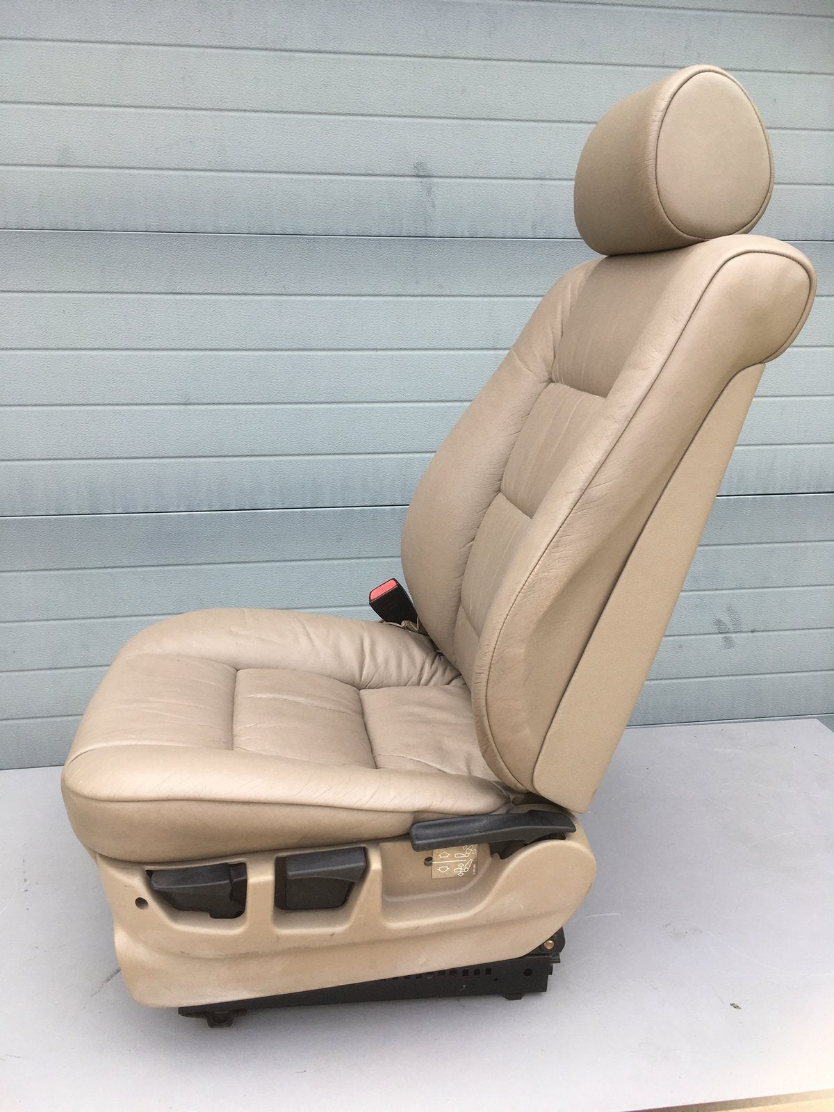 Lederen zetel BMW E34/E32, Ophalen, Gebruikt, BMW