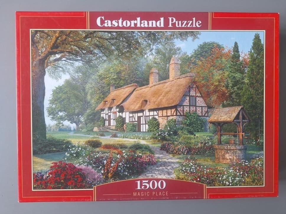 Castorland puzzel 1500 stukjes, Enlèvement, 500 à 1500 pièces, Comme neuf, Puzzle