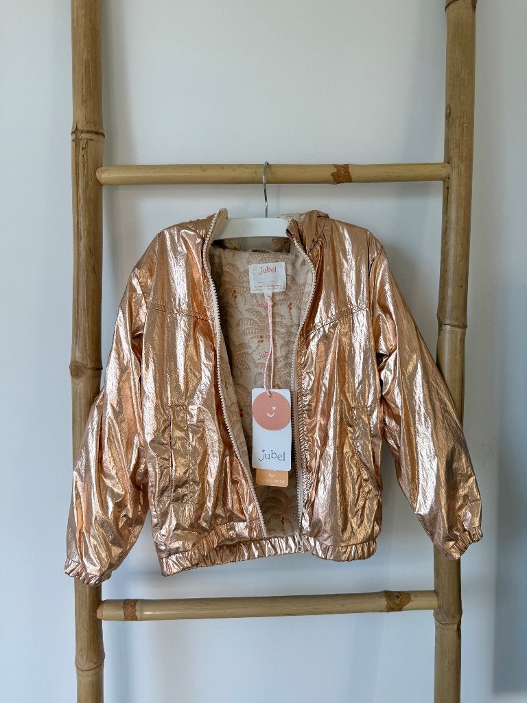 Nieuwe gouden jas Jubel 104, Kinderen en Baby's, Kinderkleding | Maat 104, Meisje, Nieuw, Ophalen of Verzenden, Jubel