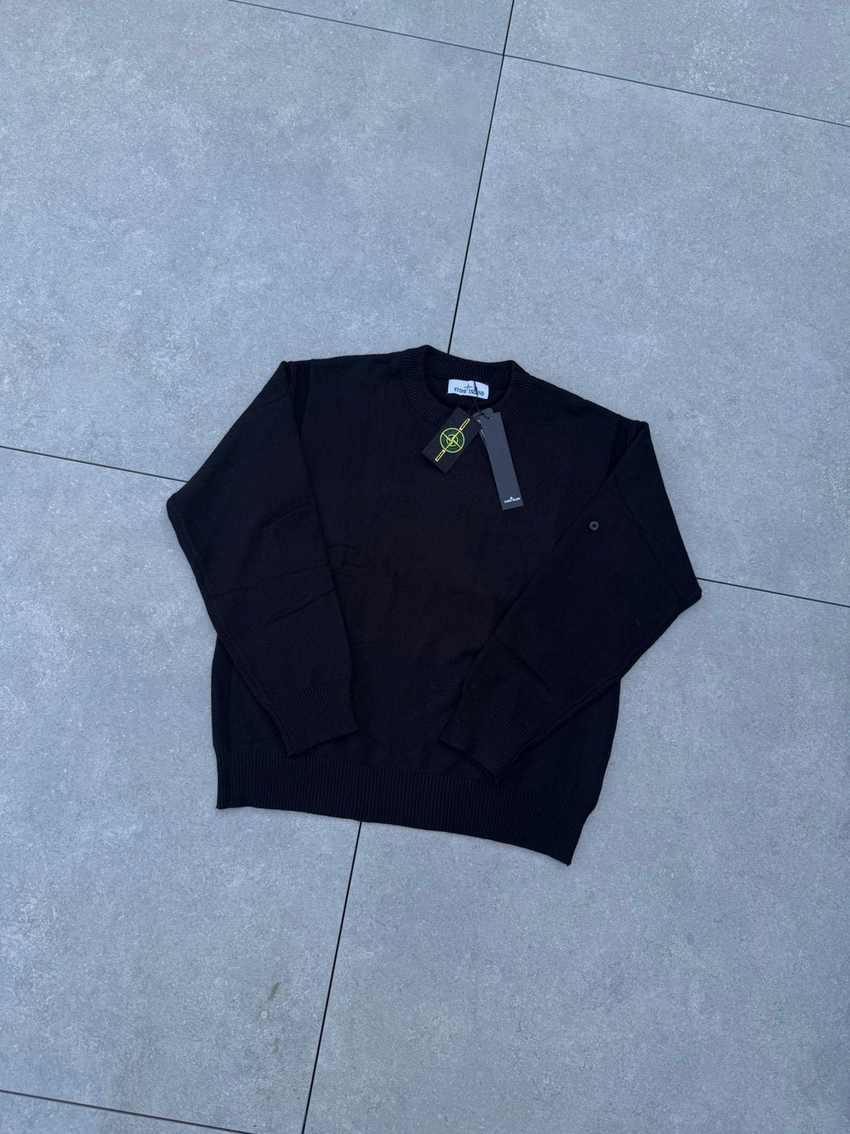 Stone Island Knit Sweater, Ophalen of Verzenden, Nieuw, Maat 52/54 (L), Zwart