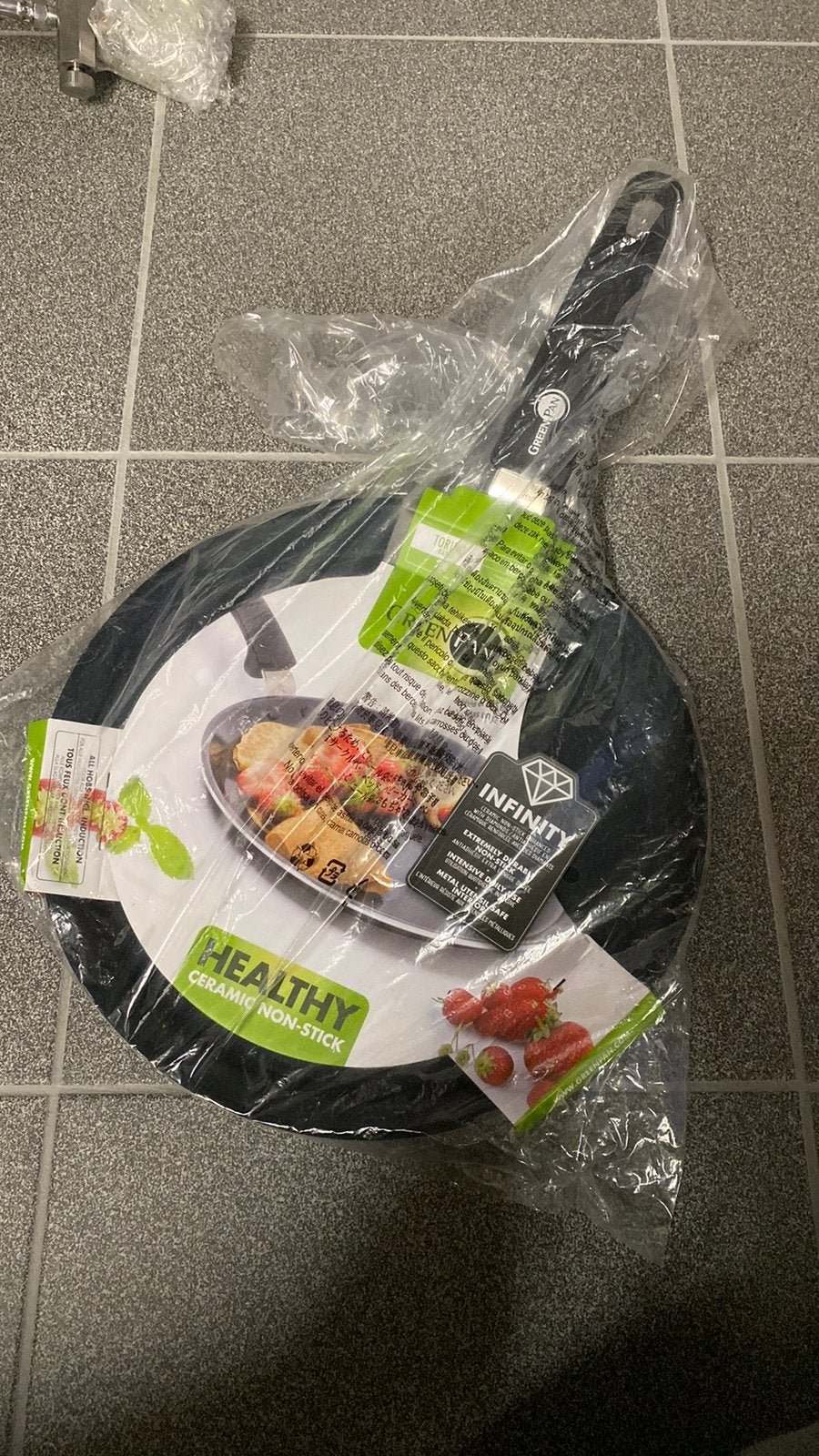 Greenpan - pannekoekenpan, Huis en Inrichting, Ophalen of Verzenden, Zo goed als nieuw, GreenPan