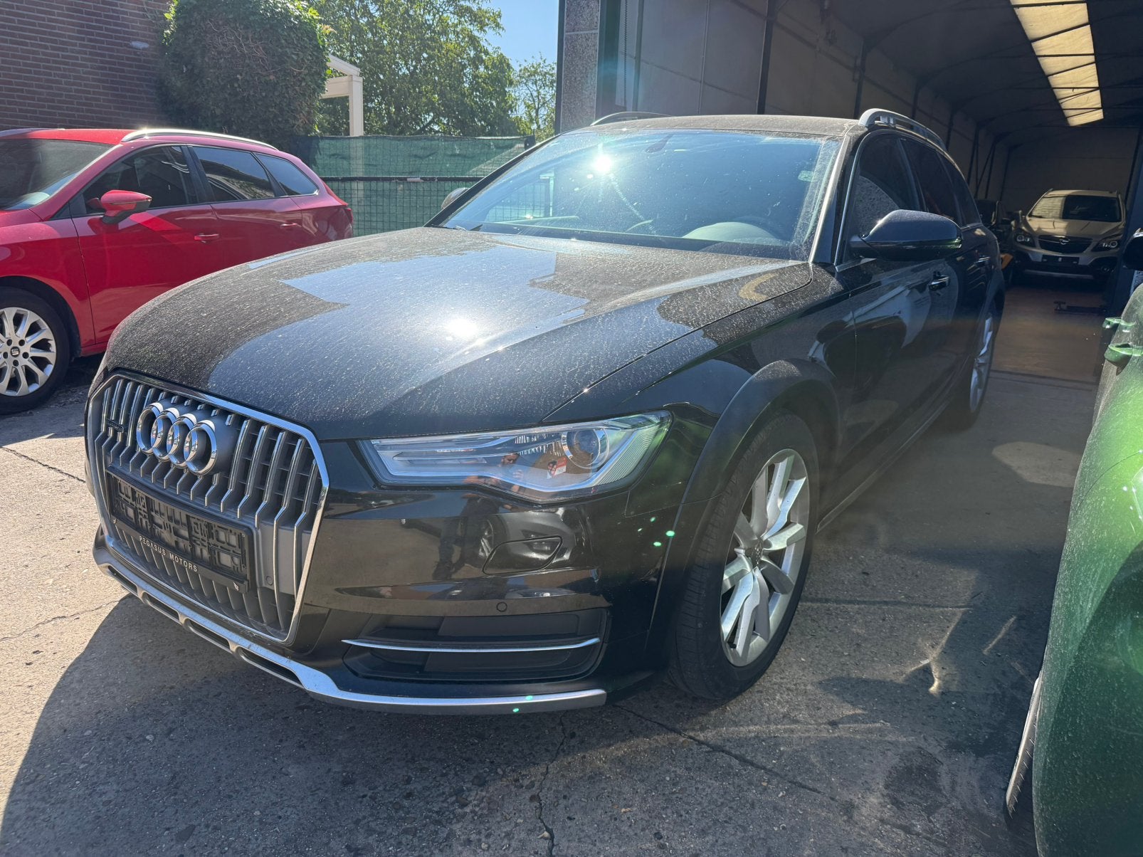 Audi A6 Allroad QUATTRO 2015 3.0 TDi V6 211 PS ZWART Euro 6B, Auto's, Automaat, Zwart, Leder, Particulier